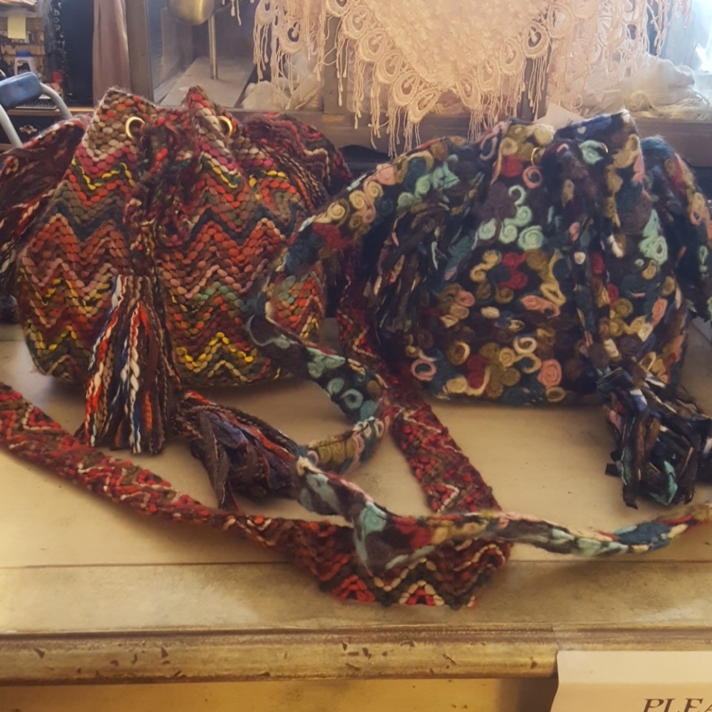 knit hobo pouch bags*****SOLD****